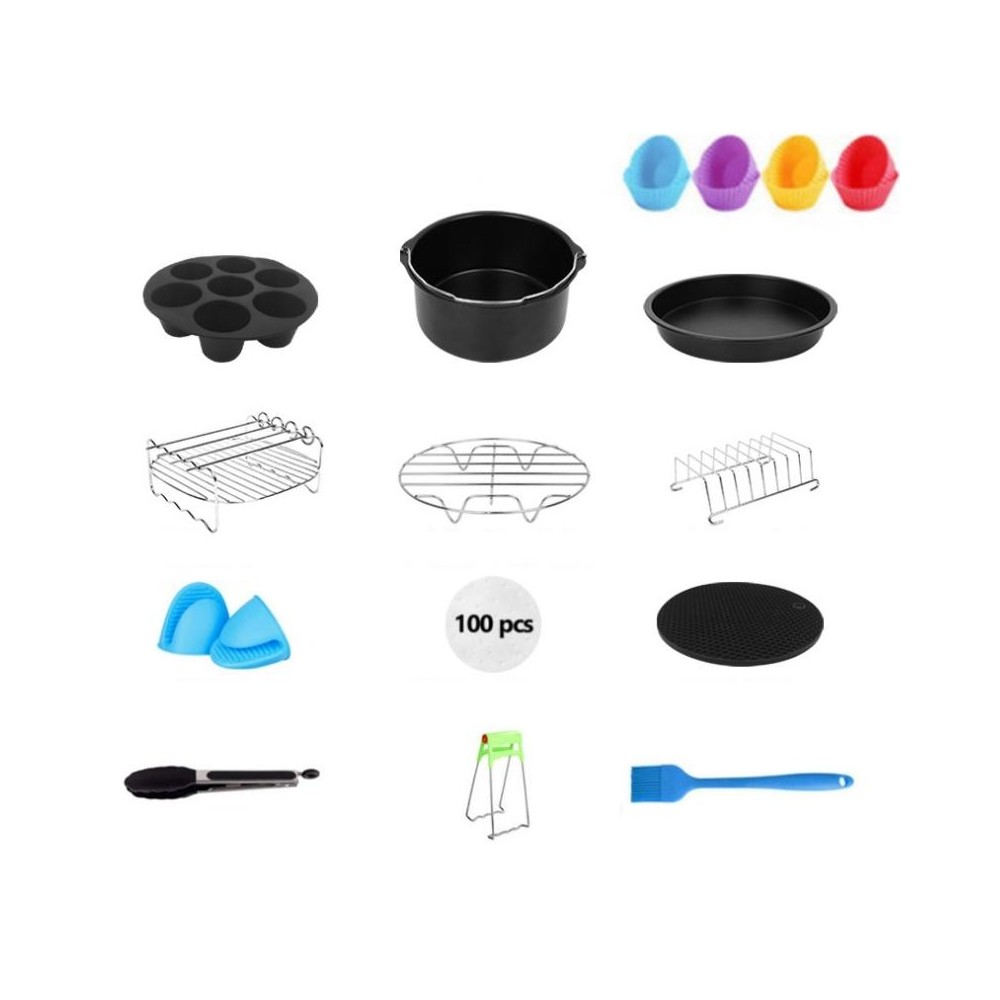 13 PCS/Set 8 inch Air Fryer Baking Accessories Set