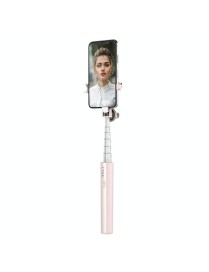 CYKE P9 Universal Stretchable Hidden One-piece Wireless Bluetooth Selfie Stick(Pink)