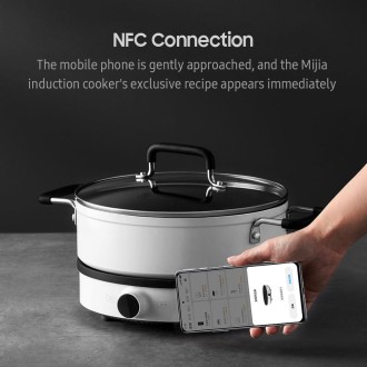 Original Xiaomi Mijia 2100W OLED Screen Induction Cooker 2 NFC Connection App Control, US Plug