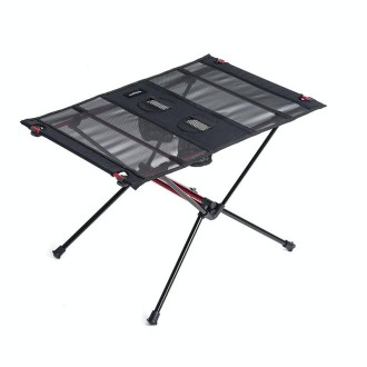 Naturehike NH19Z027-Z Lightweight Foldable Outdoor Camping Portable Table(Black)