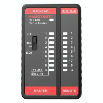 HABOTEST HT812A 2 in 1 Telephone Line Network Line Tester