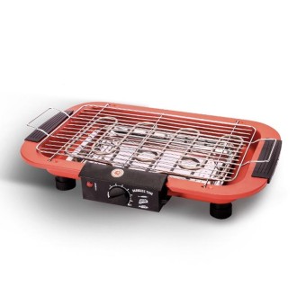 1800W Electric Grill Home BBQ Grill, EU Plug(Red)