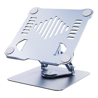 R-JUST HZ39 Triangular Swivel Lift Laptop Stand (Grey)