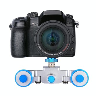 YELANGU L3 Camera Wheels Autodolly Electric Track Slider Car, Load: 6kg (Blue)