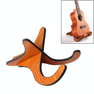 Ukulele Shelf Violin Wooden Zither Folding Vertical Bracket