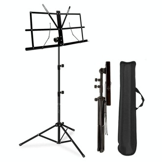 XP-03 Lifting and Folding Portable Music Stand Home Professional Music Stand(Black)