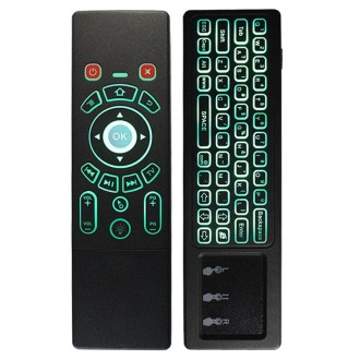 T6 Colorful Light Version Air Mouse 2.4GHz Wireless Keyboard Remote Controller with Touchpad & IR Learning for PC, Android TV Bo