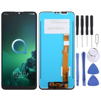 OEM LCD Screen for Alcatel 3X 2020 / 506 with Digitizer Full Assembly 1(Black)