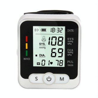 RAK189 Household Electronic Blood Pressure Measuring Device Wrist Sphygmomanometer without Voice