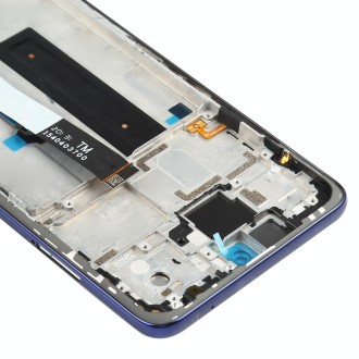 Original LCD Screen for Xiaomi Redmi Note 9 Pro 5G / Mi 10T Lite 5G M2007J17C M2007J17G Digitizer Full Assembly with Frame(Blue)