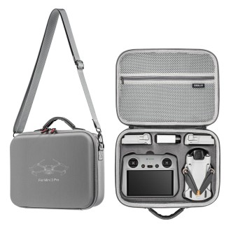 For DJI Mini 3 Pro / RC with Screen STARTRC Waterproof Shoulder Storage Bag Handbag(Grey)