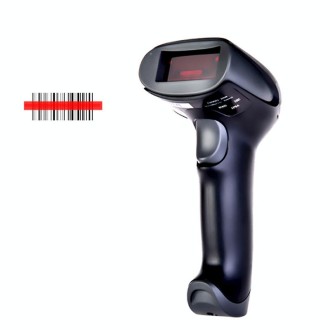 NETUM F5 Anti-Slip And Anti-Vibration Barcode Scanner, Model: Wired Red Light