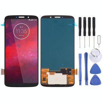 Original OLED LCD Screen for Motorola Moto Z3 with Digitizer Full Assembly  (Black)