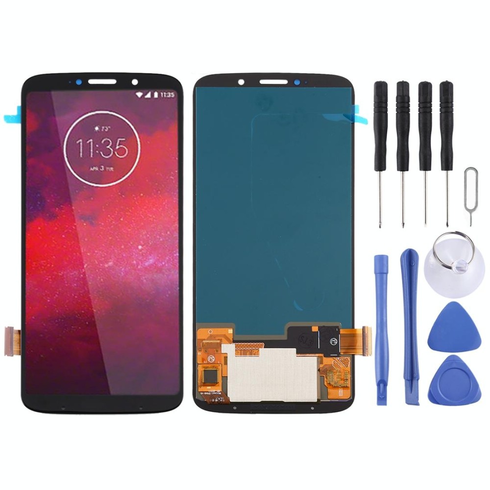 Original OLED LCD Screen for Motorola Moto Z3 with Digitizer Full Assembly  (Black)