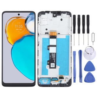 For Motorola Moto E32S OEM LCD Screen Digitizer Full Assembly with Frame