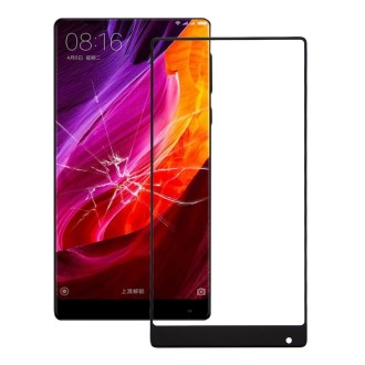 For Xiaomi Mi Mix Front Screen Outer Glass Lens(Black)