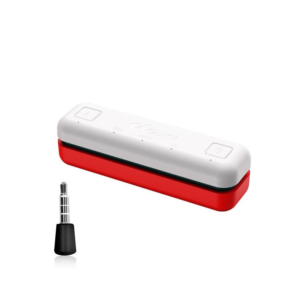 Gulikit Bluetooth Wireless Audio Adapter For Nintendo Switch, Model: NS07 PRO Red White