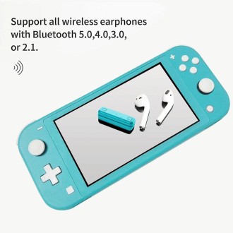 Gulikit Bluetooth Wireless Audio Adapter For Nintendo Switch, Model: NS07 Blue