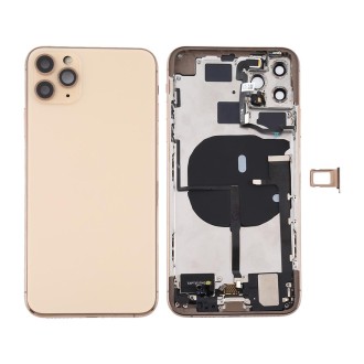 Battery Back Cover Assembly (with Side Keys & Power Button + Volume Button Flex Cable & Wireless Charging Module & Motor & Charg