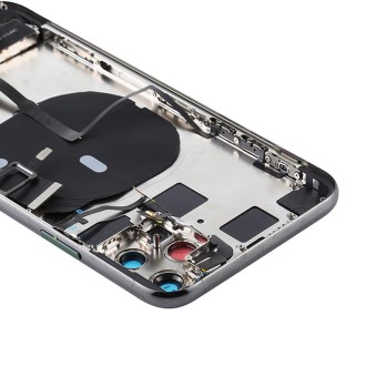 Battery Back Cover Assembly (with Side Keys & Power Button + Volume Button Flex Cable & Wireless Charging Module & Motor & Charg