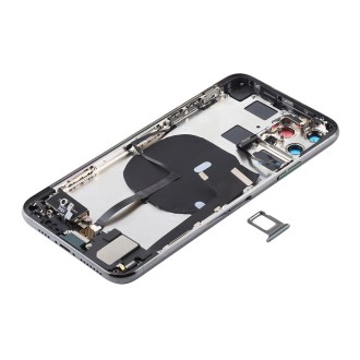 Battery Back Cover Assembly (with Side Keys & Power Button + Volume Button Flex Cable & Wireless Charging Module & Motor & Charg