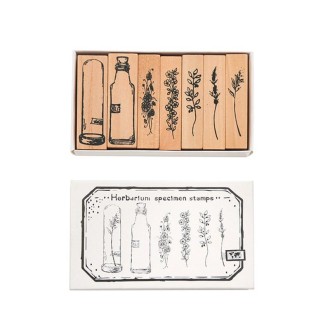 YZFZYZ Retro Lotus Combination Set Seal Plant Vase Seal Handbook Decoration Tool(Spring Magnificent Autumn Moon)