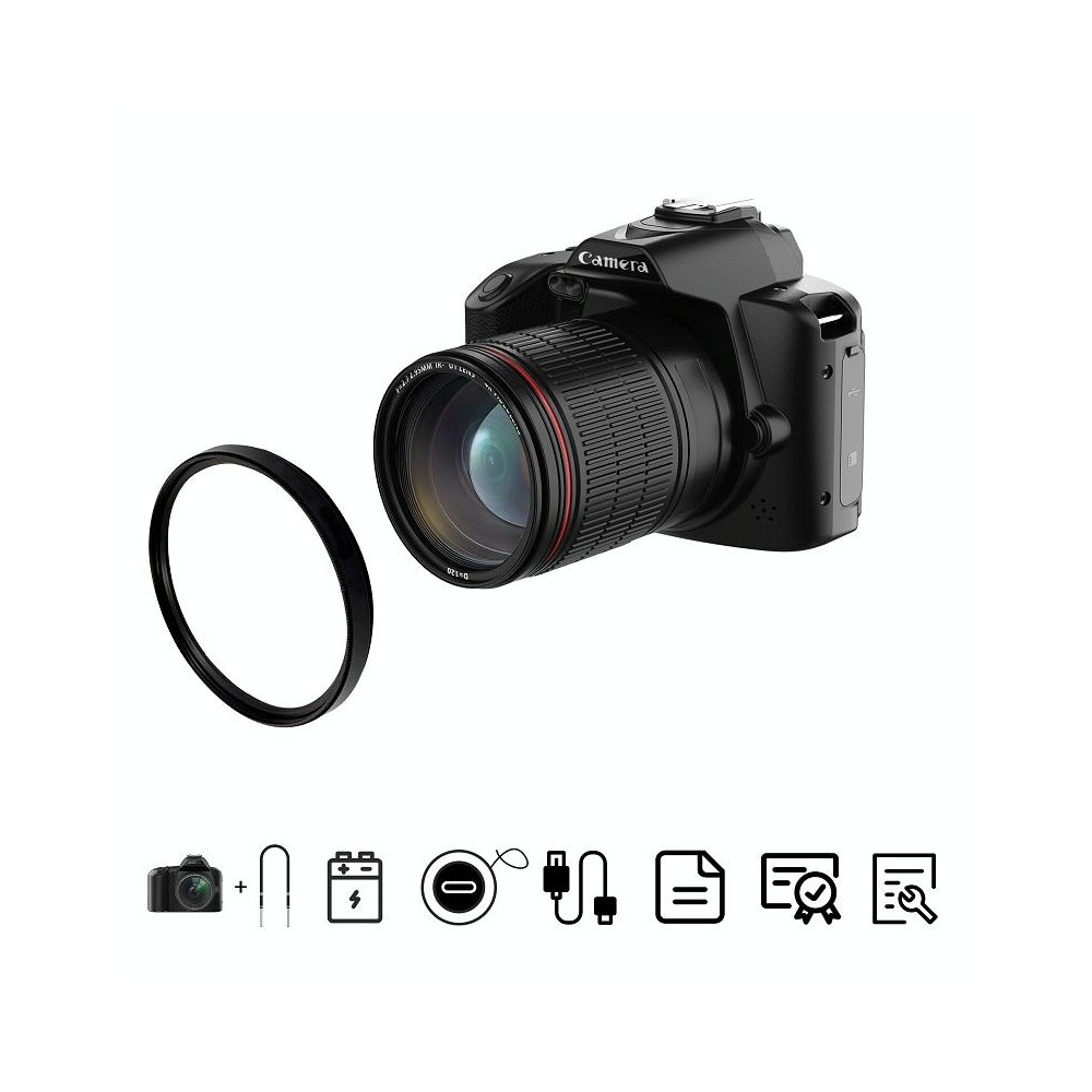 Dual-camera Night Vision 64 Million Pixel High-definition WIFI Digital Camera Standard+Macroscopic Mirror