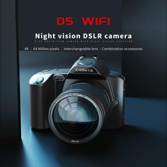 Dual-camera Night Vision 64 Million Pixel High-definition WIFI Digital Camera Standard+Macroscopic Mirror