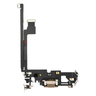 Original Charging Port Flex Cable for iPhone 12 Pro Max(Gold)