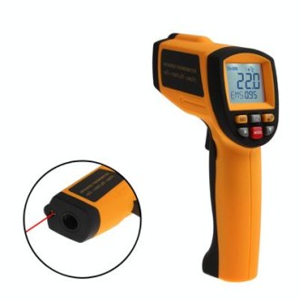 Infrared Thermometer, Temperature Range: -18 - 1350 Degrees Celsius(Orange)