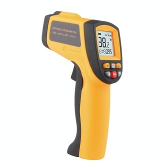 Infrared Thermometer, Temperature Range: -18 - 1150 Degrees Celsius(Orange)