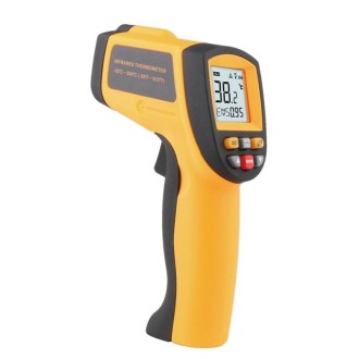 Infrared Thermometer, Temperature Range: 200 - 1650 Degrees Celsius(Orange)