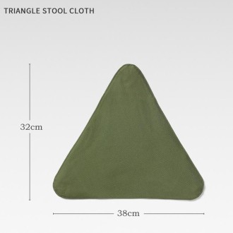 Outdoor Camping Waterproof Canvas Portable Triangle Stool Cloth