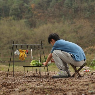 Outdoor Camping Waterproof Canvas Portable Triangle Stool Cloth