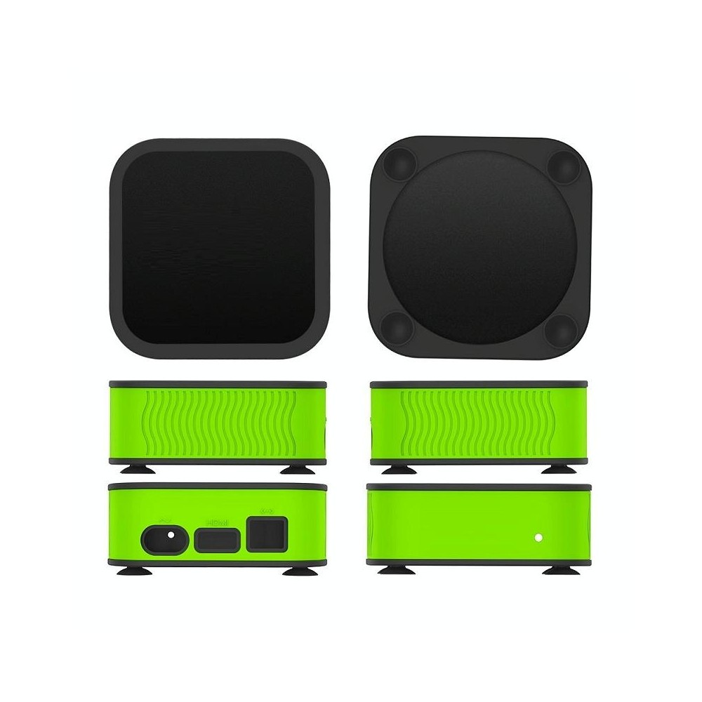 T7 Set-top Box Silicone Case Anti-drop Dust-proof Protective Sleeve for Apple TV 4K(Luminous Green)