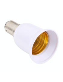 B15 to E27 Light Bulbs Adapter Converter (White)