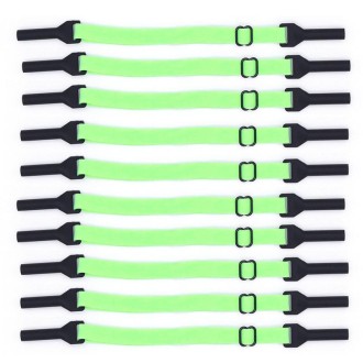 10pcs Long Style Glasses Non-Slip Rope Adjustable Elastic Sports Legs Anti-Drop Fixed Strap(Light Green)