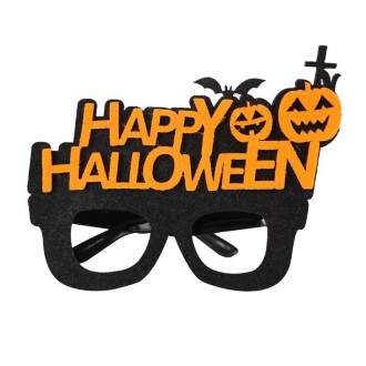 Halloween Decoration Funny Glasses Party Skeleton Spider Horror Props Letter Pumpkin