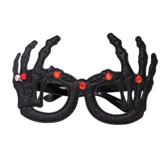 Halloween Decoration Funny Glasses Party Skeleton Spider Horror Props Skeleton Hand