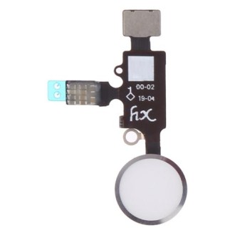 New Design Home Button (2 nd ) with Flex Cable for iPhone 8 Plus / 7 Plus / 8 / 7(Silver)