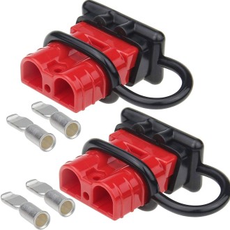 CP-0242-02 50A 600V Towing Winch Quick Connect Systems Wire Harness Plug with Dust Cover