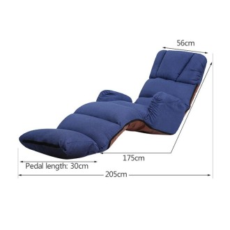 C5 Lazy Sofa Bed Bedroom Leisure Armrest Recliner Single Sofa Recliner (Coffee)