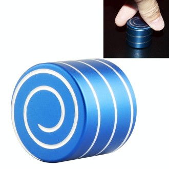 Dynamic Desktop Toy Stress Reducer Anti-Anxiety Aluminum Alloy Spinning Toy(Blue)