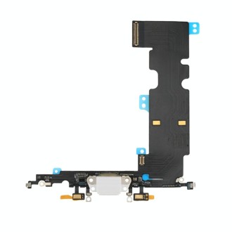 Charging Port Flex Cable for iPhone 8 Plus (White)