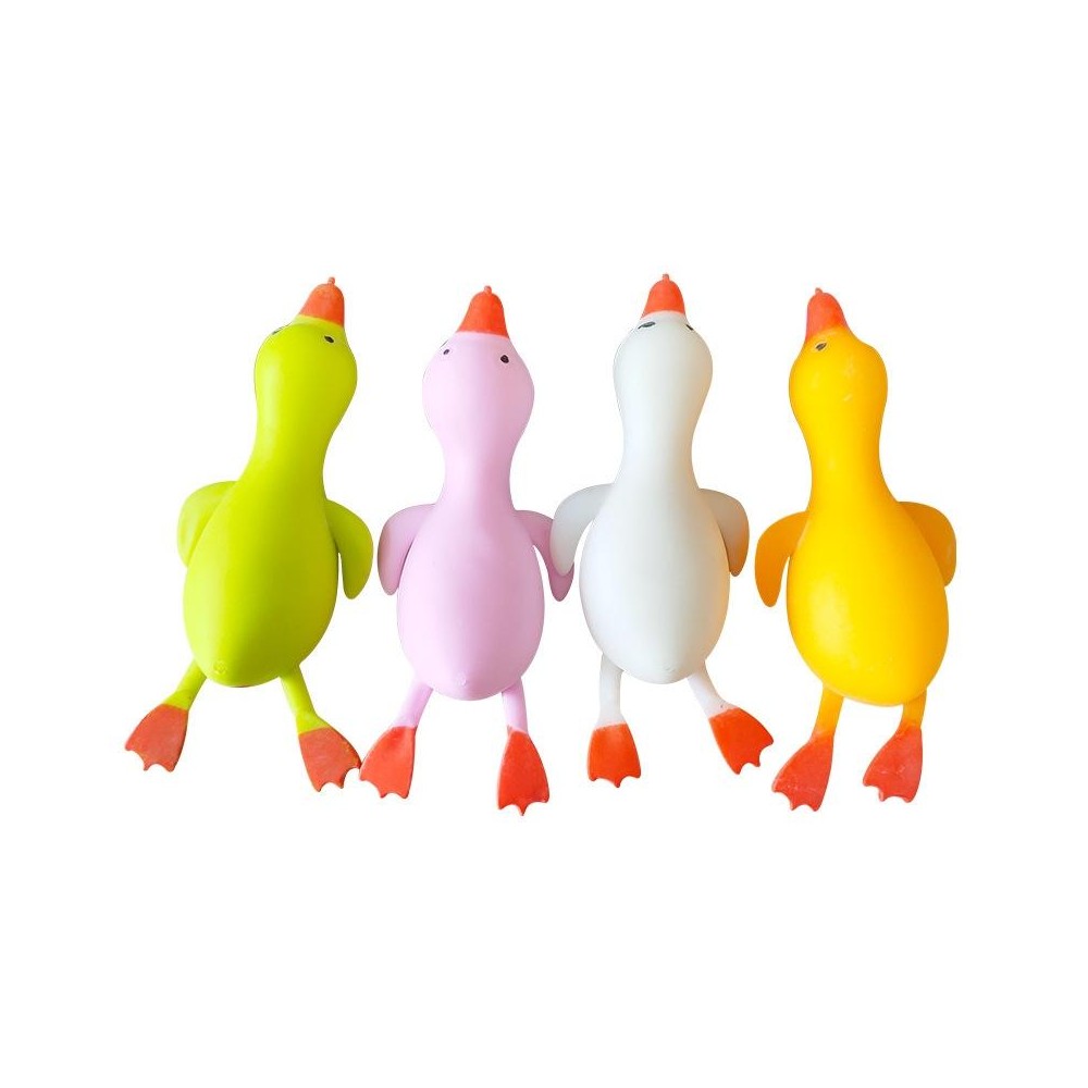 8 PCS Duck Pull Fun Flour Duck Stretching Venting Decompression Pinching Toys