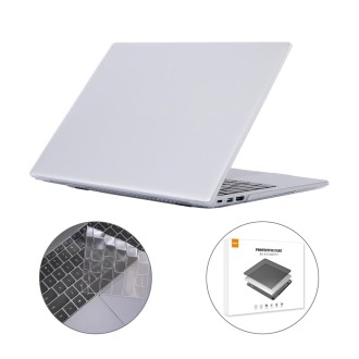 ENKAY for Huawei MateBook D 15  / Honor MagicBook 15 US Version 2 in 1 Crystal Protective Case with TPU Keyboard Film(Transparen