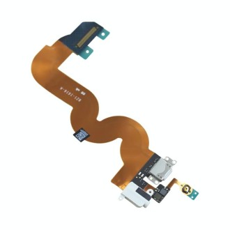 Original Charging Port + Headphone Audio Jack Flex Cable for iPod touch 5(White)