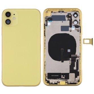 Battery Back Cover Assembly (with Side Keys & Power Button + Volume Button Flex Cable & Wireless Charging Module & Motor & Charg