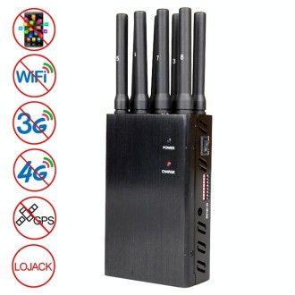 JAX-121A-8 GSM / DCS / WiFi / 3G / 4G / GPS / LOJACK Mobile Phone Signal Isolator, Coverage: 20 meters