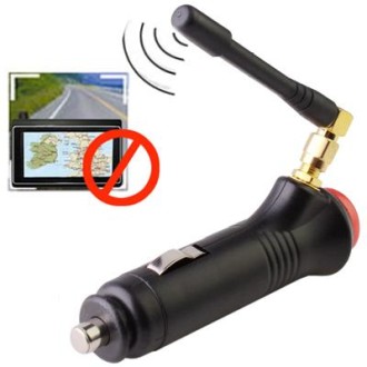 Portable Car GPS Signal Jammer with Switch (Coverage: 0.5~15 meters)(Black)